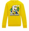 Детский Свитшот 6 років Майнкрафт Солнечно желтый фото