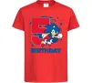 Детская футболка Sonic Birthday 5 Красный фото