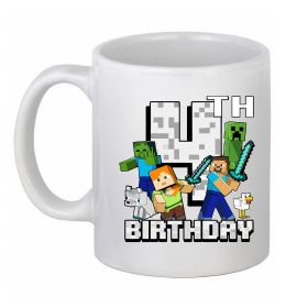 Чашка керамічна 4 роки Майнкрафт