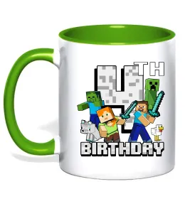 Чашка с цветной ручкой