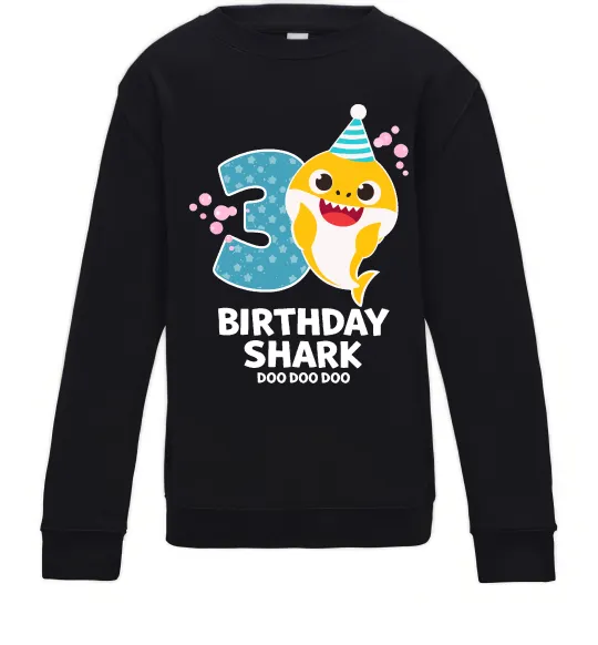 Дитячий світшот Baby Shark 3 роки Чорний фото