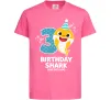 Дитяча футболка Baby Shark 3 роки Яскраво-рожевий фото