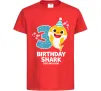 Дитяча футболка Baby Shark 3 роки Червоний фото