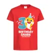 Дитяча футболка Baby Shark 3 роки Червоний фото