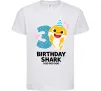 Дитяча футболка Baby Shark 3 роки Білий фото
