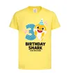 Дитяча футболка Baby Shark 3 роки Лимонний фото