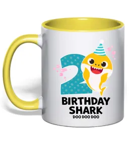 Чашка с цветной ручкой