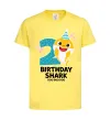 Дитяча футболка Baby Shark 2 роки Лимонний фото