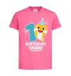 Дитяча футболка Baby Shark 1 рік Яскраво-рожевий фото