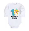 Детский боди Baby Shark 1 рік Белый фото