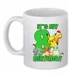 Чашка керамическая Pokemon birthday 8 Белый фото