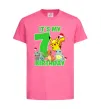 Детская футболка Pokemon birthday 7 Ярко-розовый фото