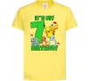 Детская футболка Pokemon birthday 7 Лимонный фото