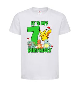 Дитяча футболка Pokemon birthday 7