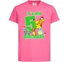 Дитяча футболка Pokemon birthday 5 Яскраво-рожевий фото