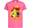 Детская футболка Пікачу День народження 9 Ярко-розовый фото