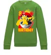 Детский Свитшот Пікачу День народження 8 Лаймовый фото