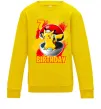 Детский Свитшот Пікачу День Народження 7 Солнечно желтый фото