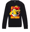 Детский Свитшот Пікачу День Народження 6 Черный фото