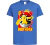 Детская футболка Пікачу День Народження 6 Ярко-синий фото