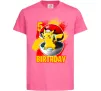 Детская футболка Пікачу День народження 5 Ярко-розовый фото