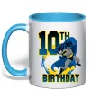 Чашка с цветной ручкой Batman Birthday 10 Голубой фото