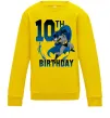 Детский Свитшот Batman Birthday 10 Солнечно желтый фото