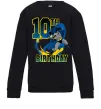 Детский Свитшот Batman Birthday 10 Черный фото
