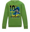 Детский Свитшот Batman Birthday 10 Лаймовый фото