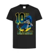 Дитяча футболка Batman Birthday 10 Чорний фото