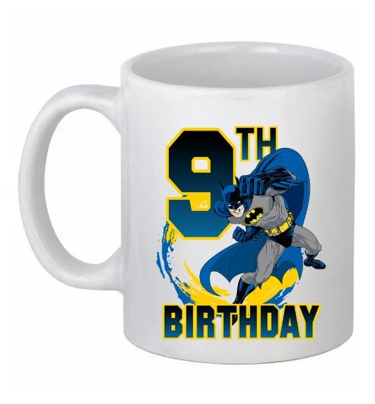Чашка керамическая Batman birthday 9 Белый фото