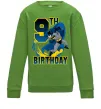 Детский Свитшот Batman birthday 9 Лаймовый фото
