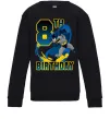 Детский Свитшот Batman birthday 8 Черный фото