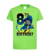 Детская футболка Batman birthday 8 Лаймовый фото