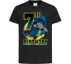 Детская футболка Batman Birthday 7 Черный фото
