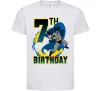 Детская футболка Batman Birthday 7 Белый фото