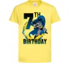 Детская футболка Batman Birthday 7 Лимонный фото