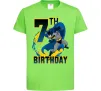 Детская футболка Batman Birthday 7 Лаймовый фото