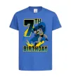 Детская футболка Batman Birthday 7 Ярко-синий фото