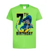Детская футболка Batman Birthday 7 Лаймовый фото