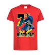 Детская футболка Batman Birthday 7 Красный фото
