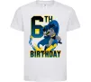 Детская футболка Batman birthday 6 Белый фото