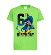 Дитяча футболка Batman birthday 6 Лаймовий фото