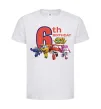Детская футболка Super wings birthday 6 Белый фото