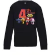 Детский Свитшот Super wings birthday 4 Черный фото