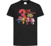 Детская футболка Super wings birthday 3 Черный фото
