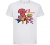 Детская футболка Super wings birthday 3 Белый фото