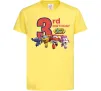 Детская футболка Super wings birthday 3 Лимонный фото