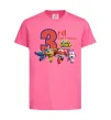 Детская футболка Super wings birthday 3 Ярко-розовый фото