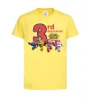 Детская футболка Super wings birthday 3 Лимонный фото